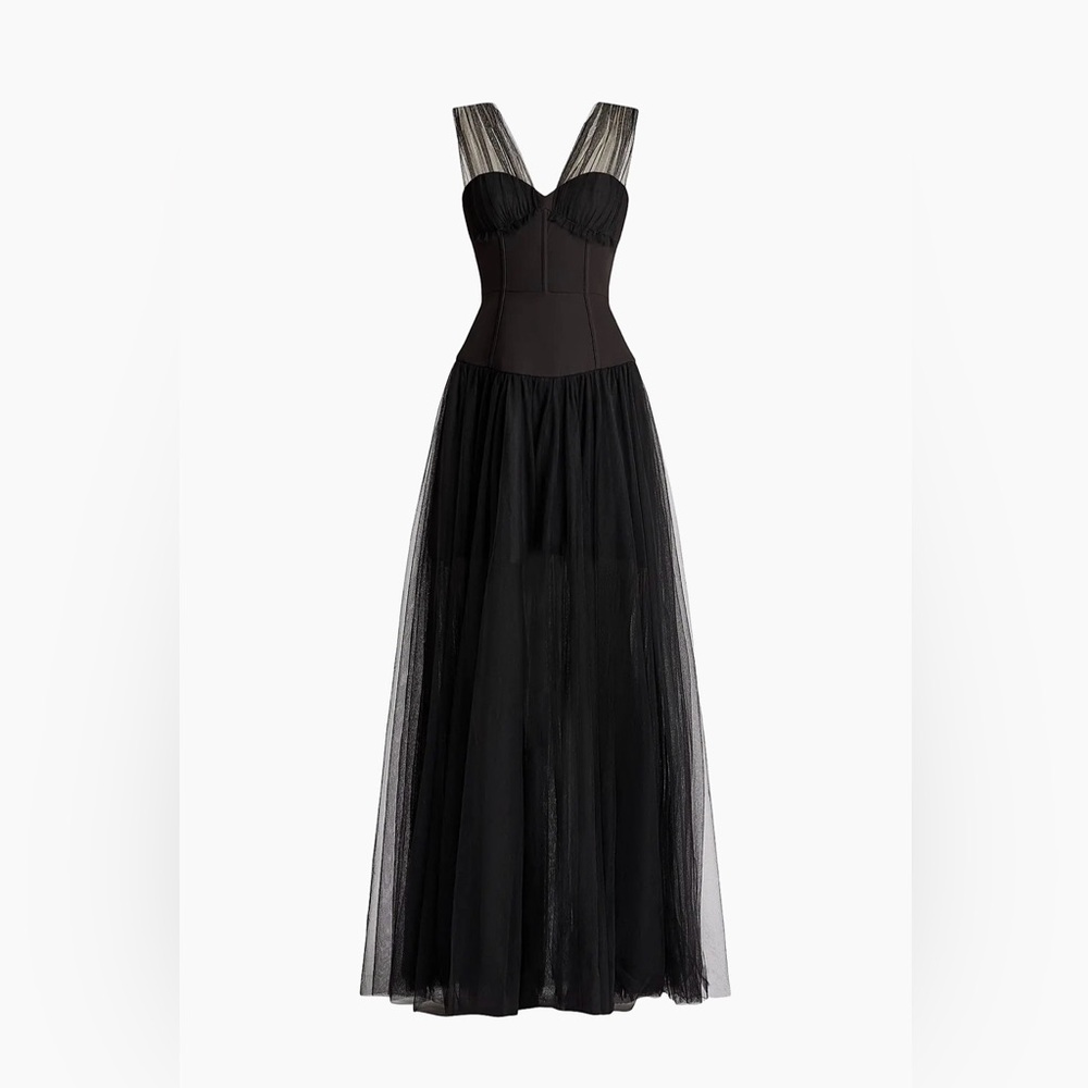 Zac Posen - Sleeveless Bustier & Tulle Gown - Size 6 (Worn Once)